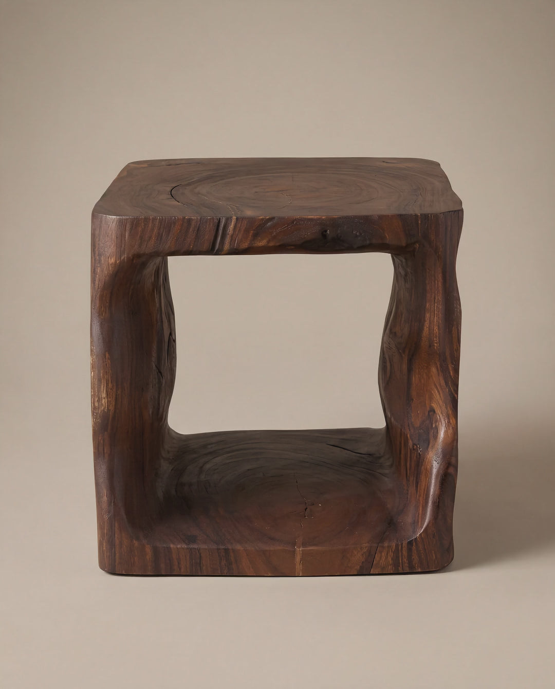The Thera sculptural wood furniture in motion